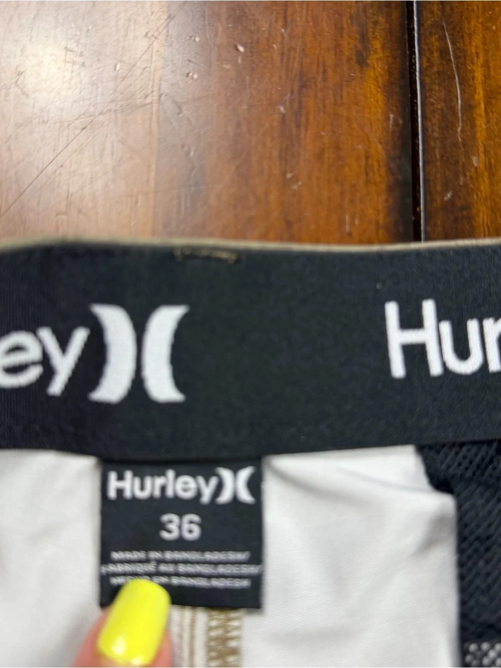 Hurley Men's Heather Taupe Performance Hybrid Shorts